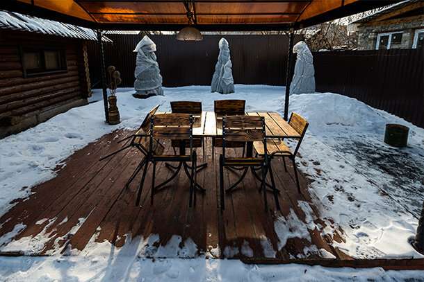 Баня на дровах в Царицыно