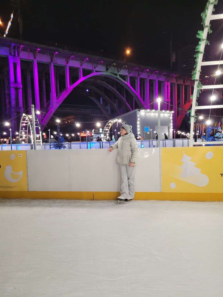 Ледовый каток в парке Раздолье