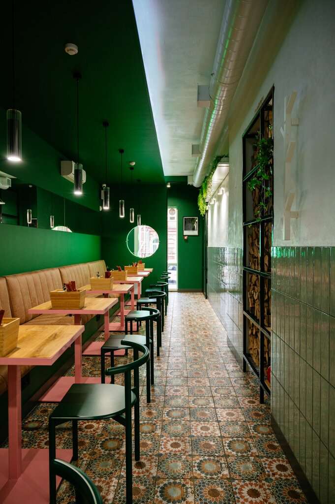 Round pizza-bar