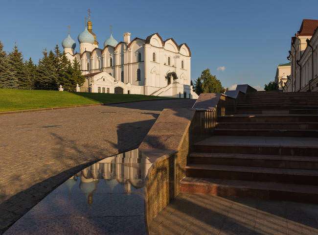 Площадка за Благовещенским собором Казанского Кремля