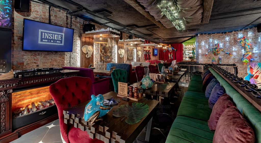 Inside lounge bar