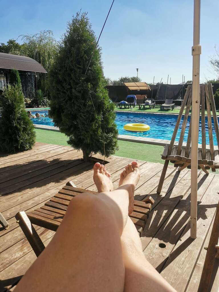 Деревянный пляж